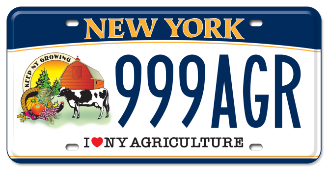 Image of the Agriculture in the Classroom license plate.