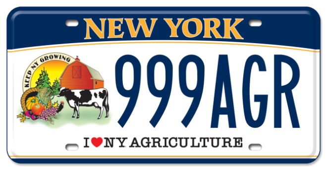 Agriculture in the Classroom custom vehicle license plate.