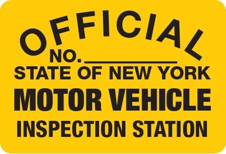 inspection station sign